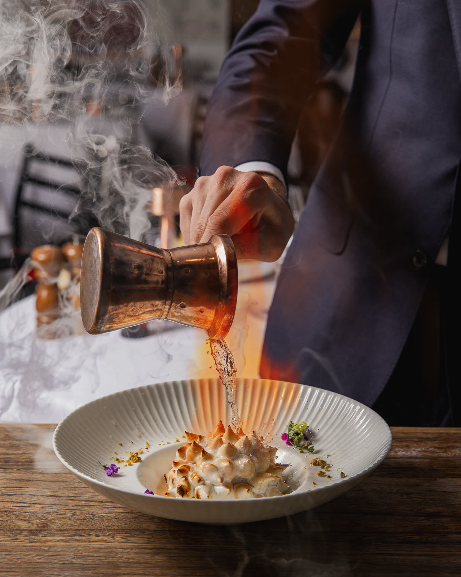 Restaurant food